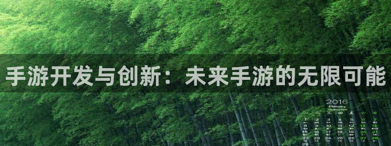 摩根娱乐网址：手游开发与创新：未来手游的无限可能